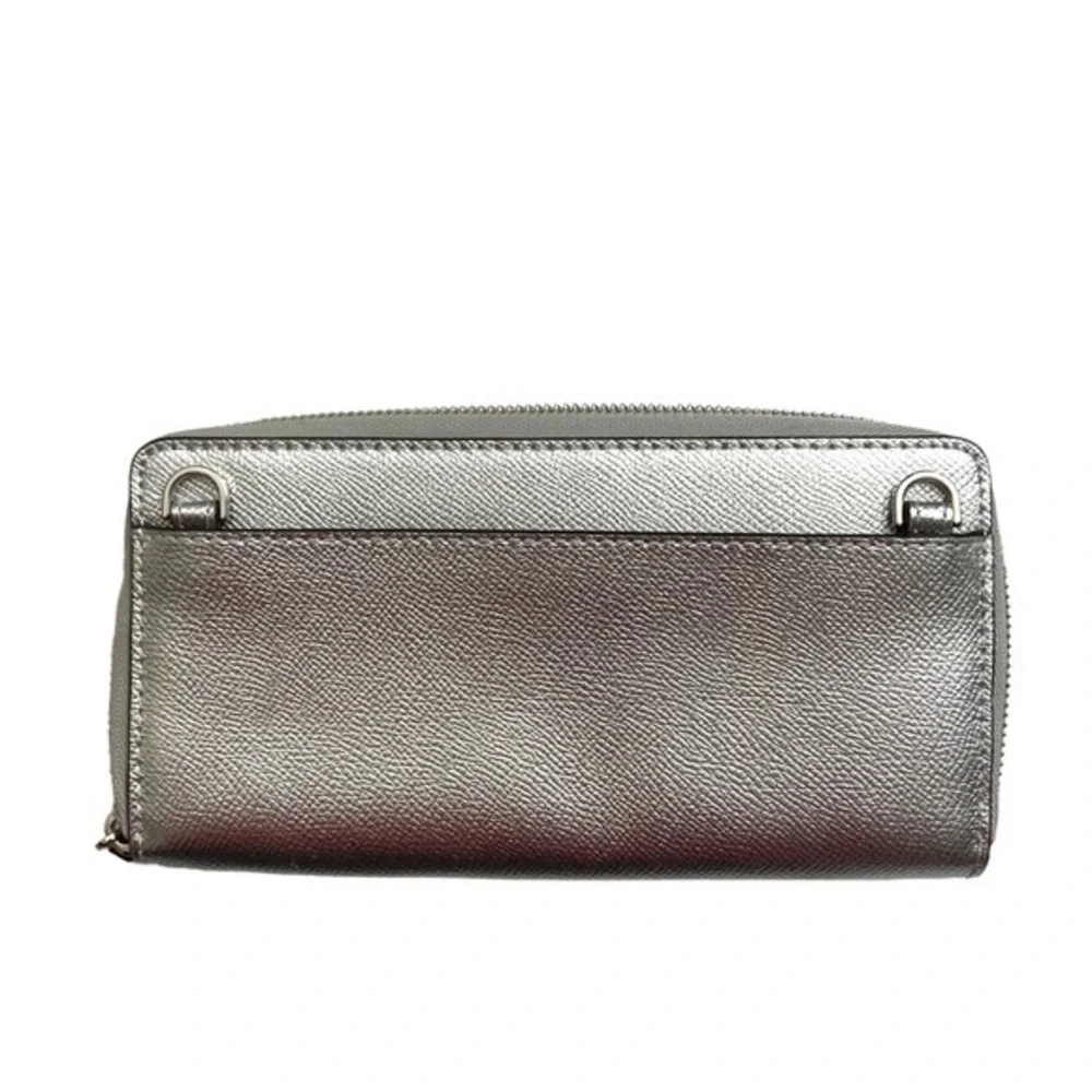 Michael Kors silver clutch bag